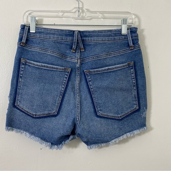 Good American High Waist Shorts Womens 6/28 Frayed Hem - Picture 2 of 5